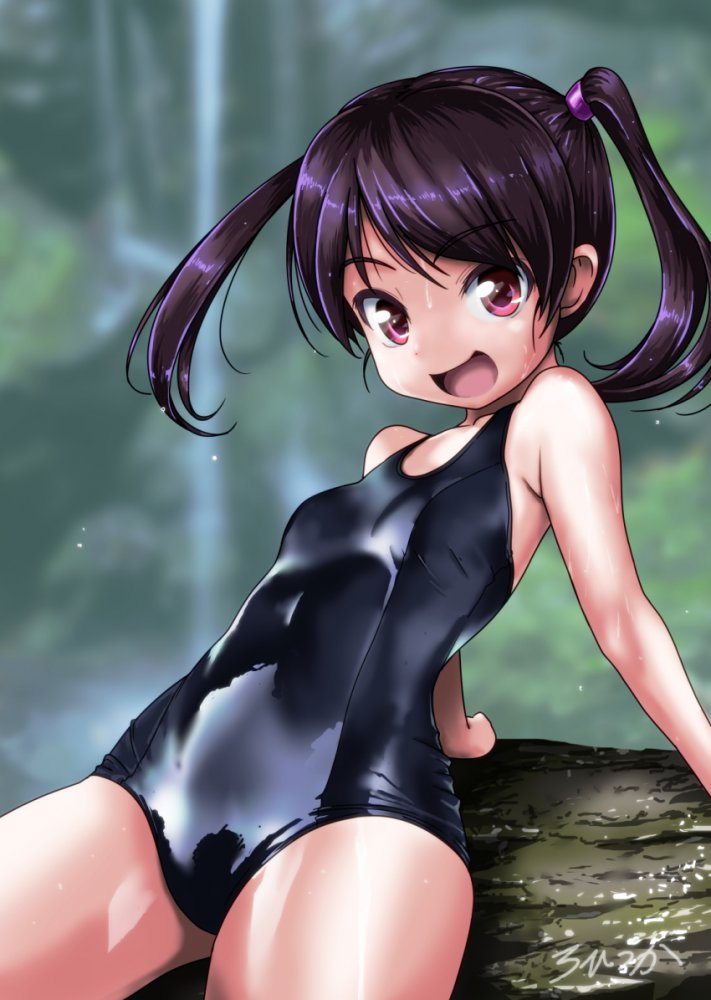 【二次】スクール水着を着た女の子の画像【スク水】　その５